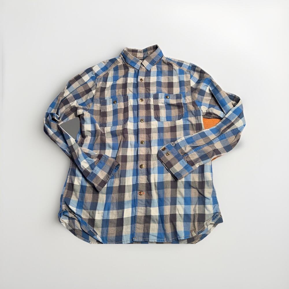 The North Face Shirt Mens M Plaid Long Sleeve Button Up Outdoor Hiking